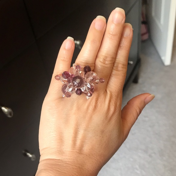 NEW Sterling Silver Crystal Ring - Picture 3 of 9